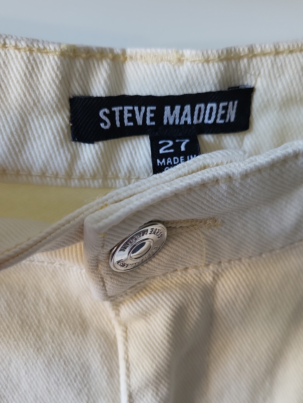 Steve Madden Hart Barrel Jeans Crop Ankle Length - Picture 6 of 6